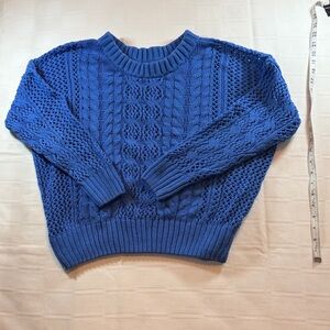 Sonoma Women's Blue Knit Sweater